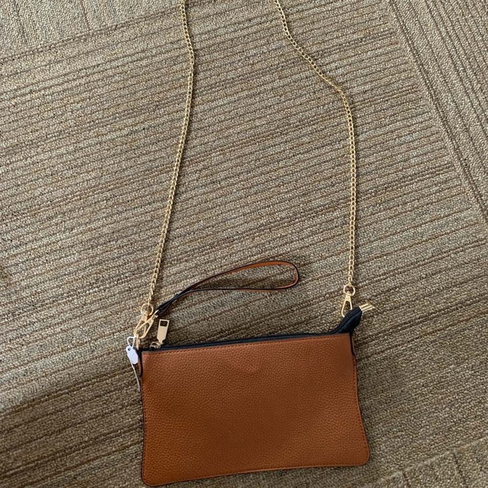 Brand new brown Crossbody purse